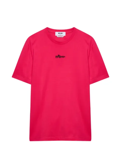 MSGM embroidered-logo T-shirt