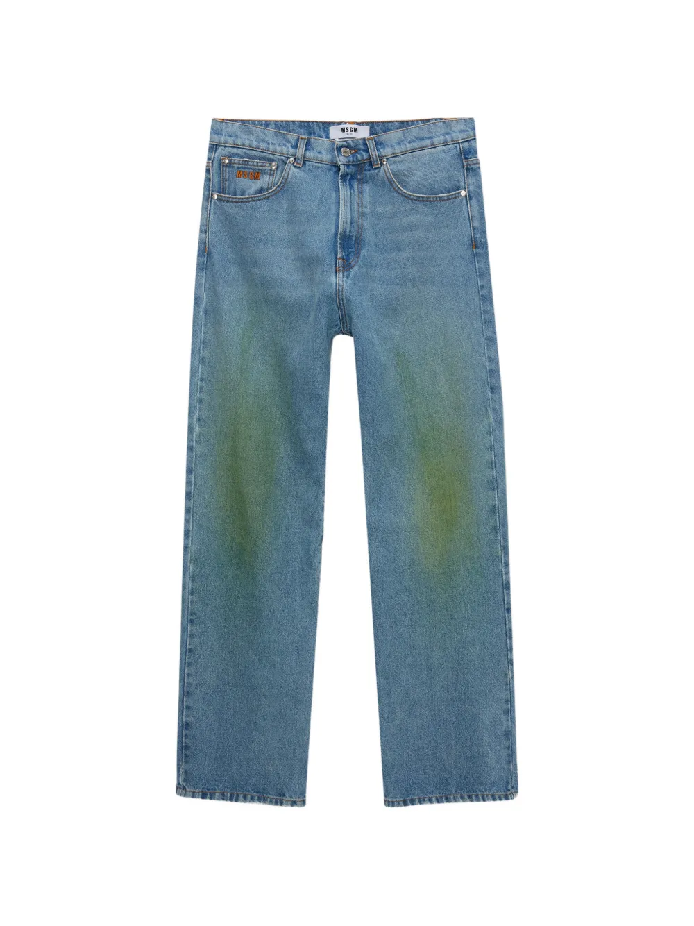 MSGM Jeans con logo - Blu