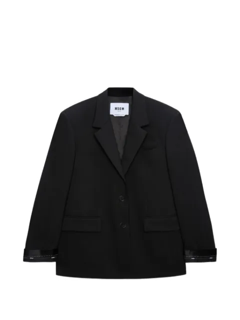 MSGM blazer med knapudsmykning
