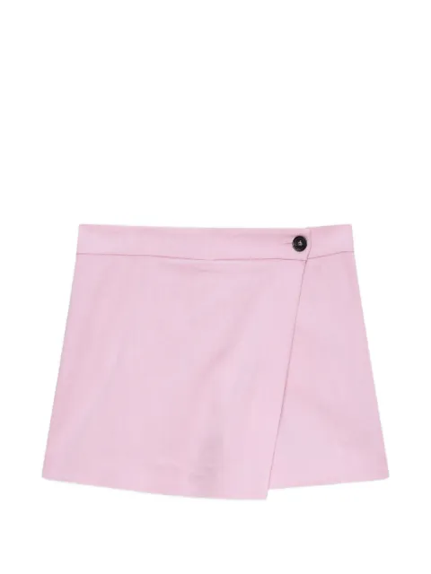 MSGM button wrap shorts