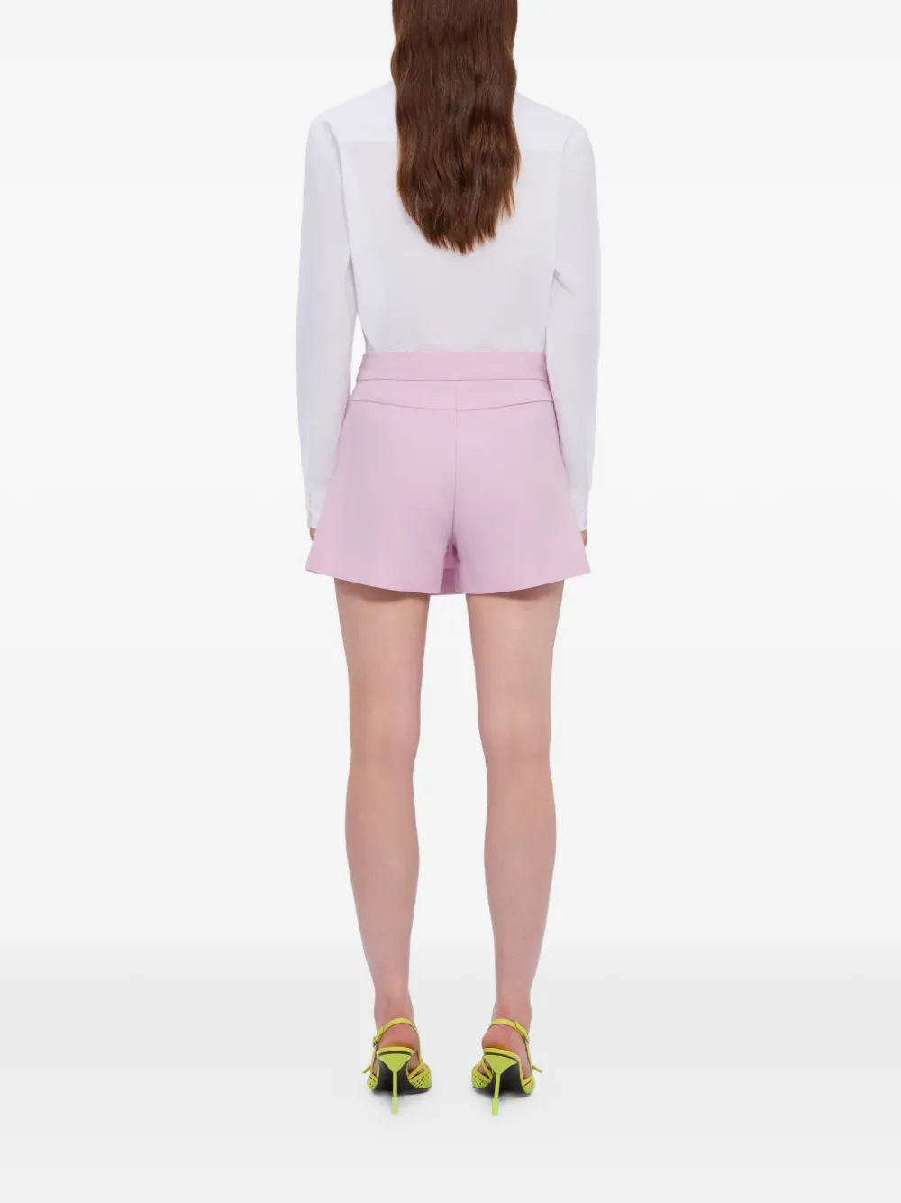 MSGM Wikkelshorts met knopen Roze