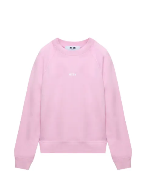 MSGM sudadera con logo estampado