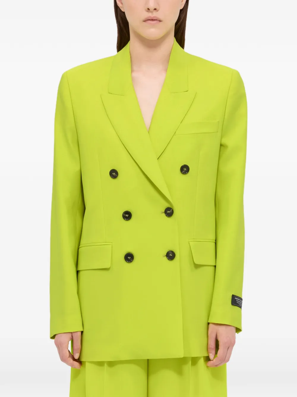 MSGM Blazer met dubbele rij knopen Groen