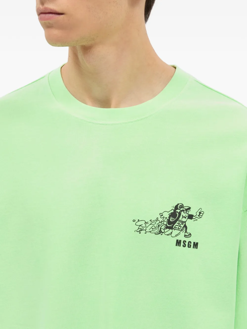 Long-Sleeved Print T-Shirt