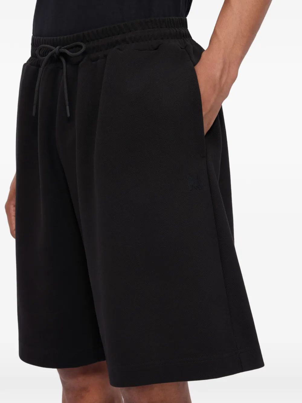 MSGM Shorts met trekkoord en logodetail Zwart