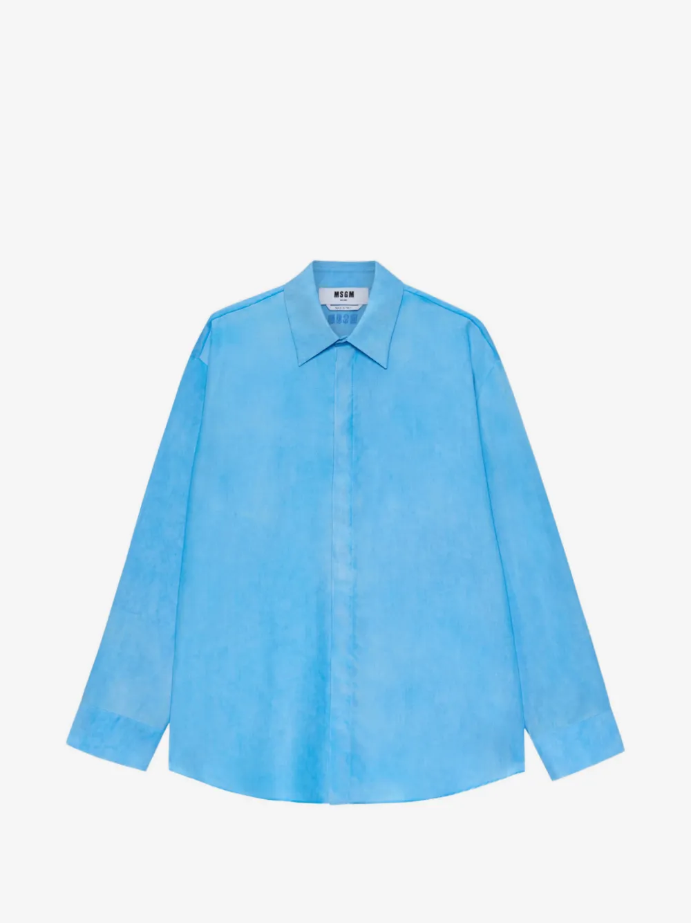 MSGM long-sleeved shirt | Blue | Image 1