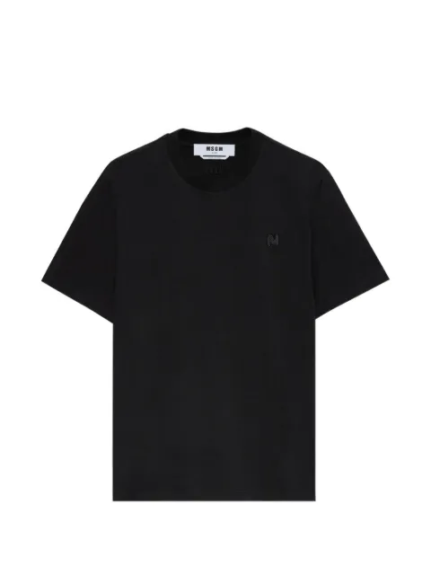 MSGM letter-detail T-shirt