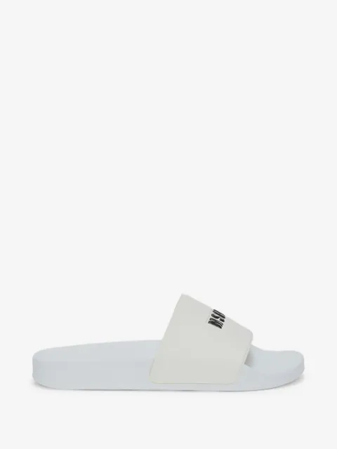 MSGM logo-embossed slides