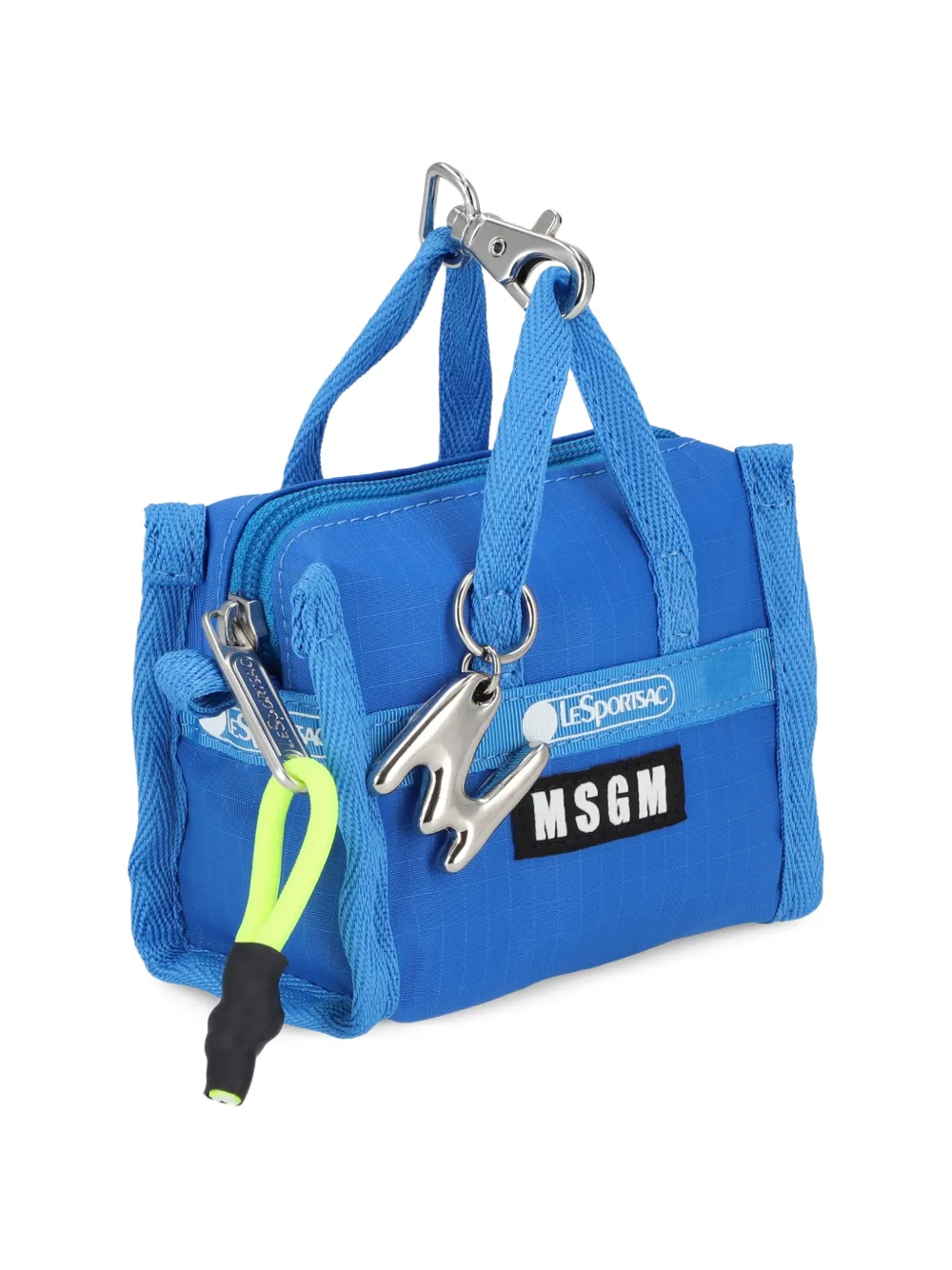  Msgm Top Handle Tote Bag - Blue 