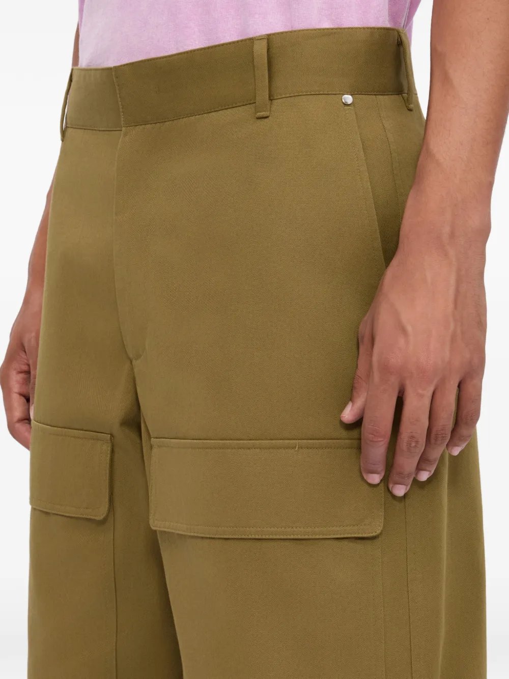 MSGM Shorts met cargo zak Groen