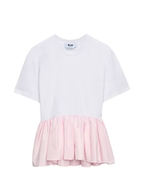 MSGM ruffled T-shirt