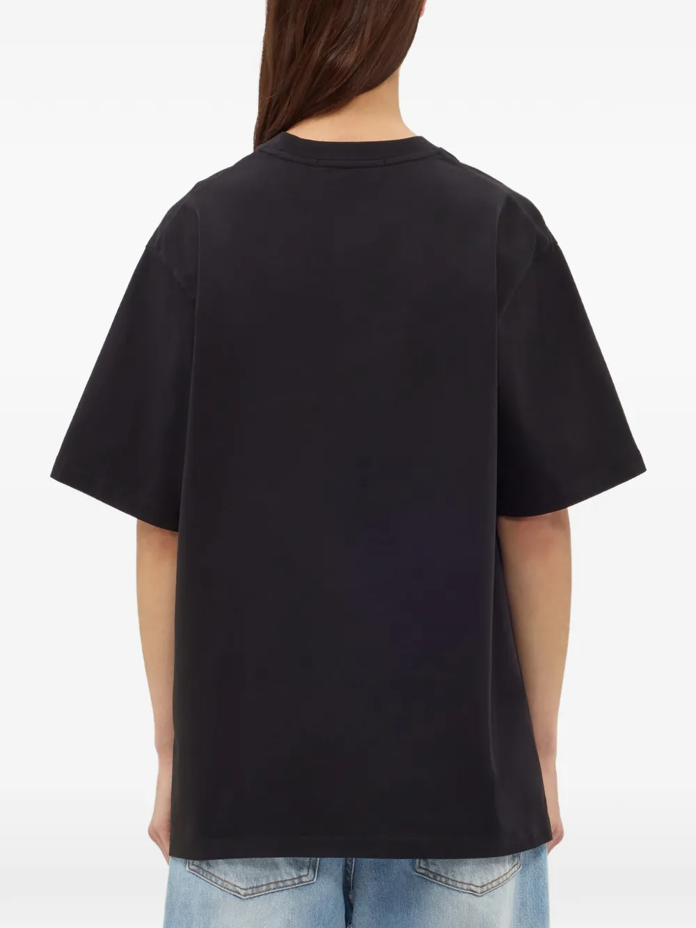 MSGM T-shirt met bloemenprint Zwart