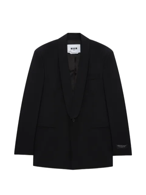 MSGM shawl-lapel jacket