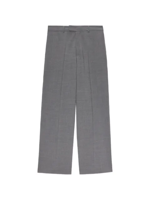 MSGM pleated wide-leg trousers