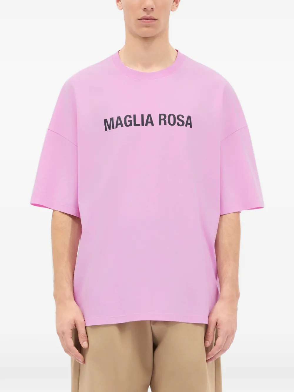  Msgm Printed Short-sleeve T-shirt - Pink 