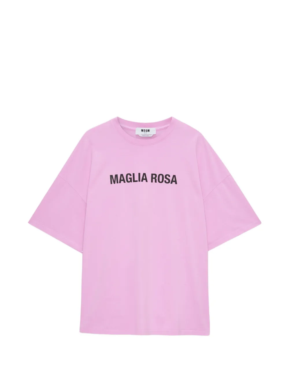MSGM printed short-sleeve T-shirt - Rosa