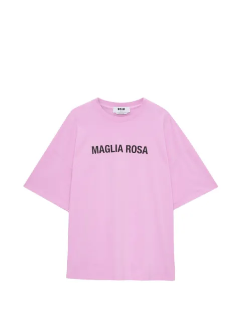 MSGM printed short-sleeve T-shirt
