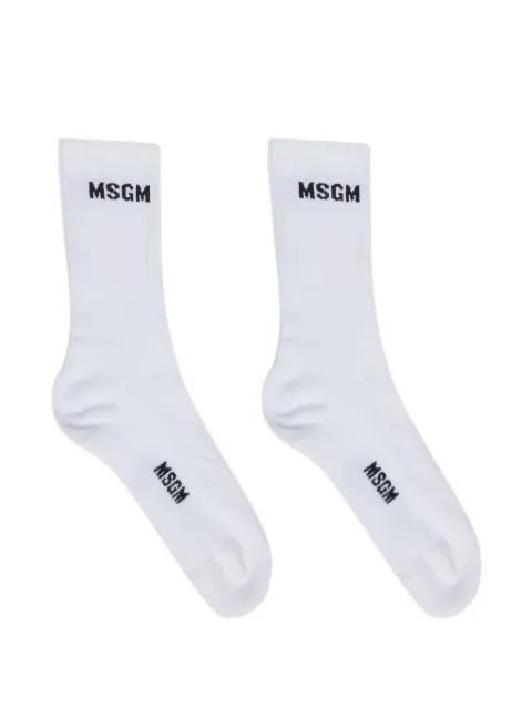 MSGM ribbed socks