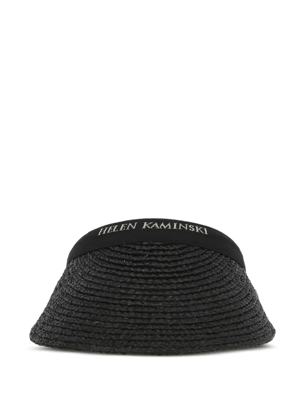 Helen Kaminski straw visor - Nero