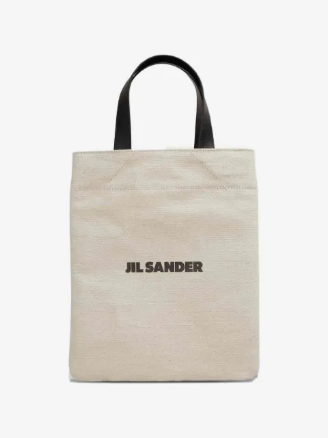 Jil Sander logo strap tote bag