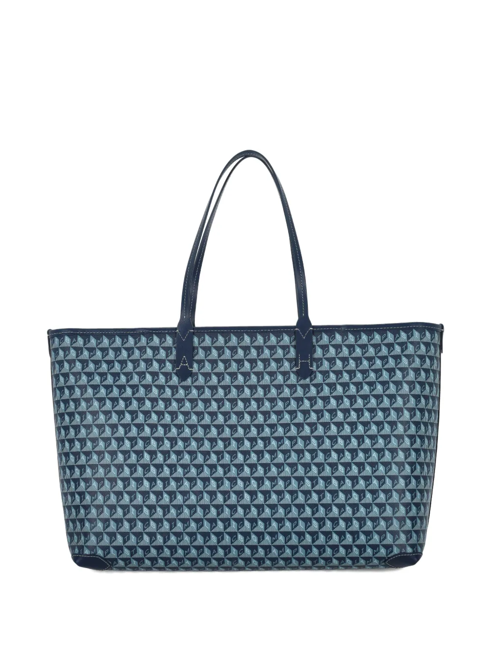  Anya Hindmarch Printed Handle Shoulder Bag - Blue 
