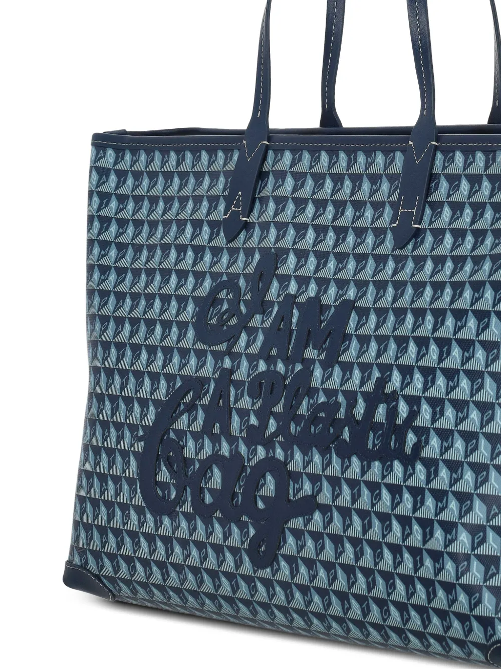 Anya Hindmarch Schoudertas met handgreep Blauw