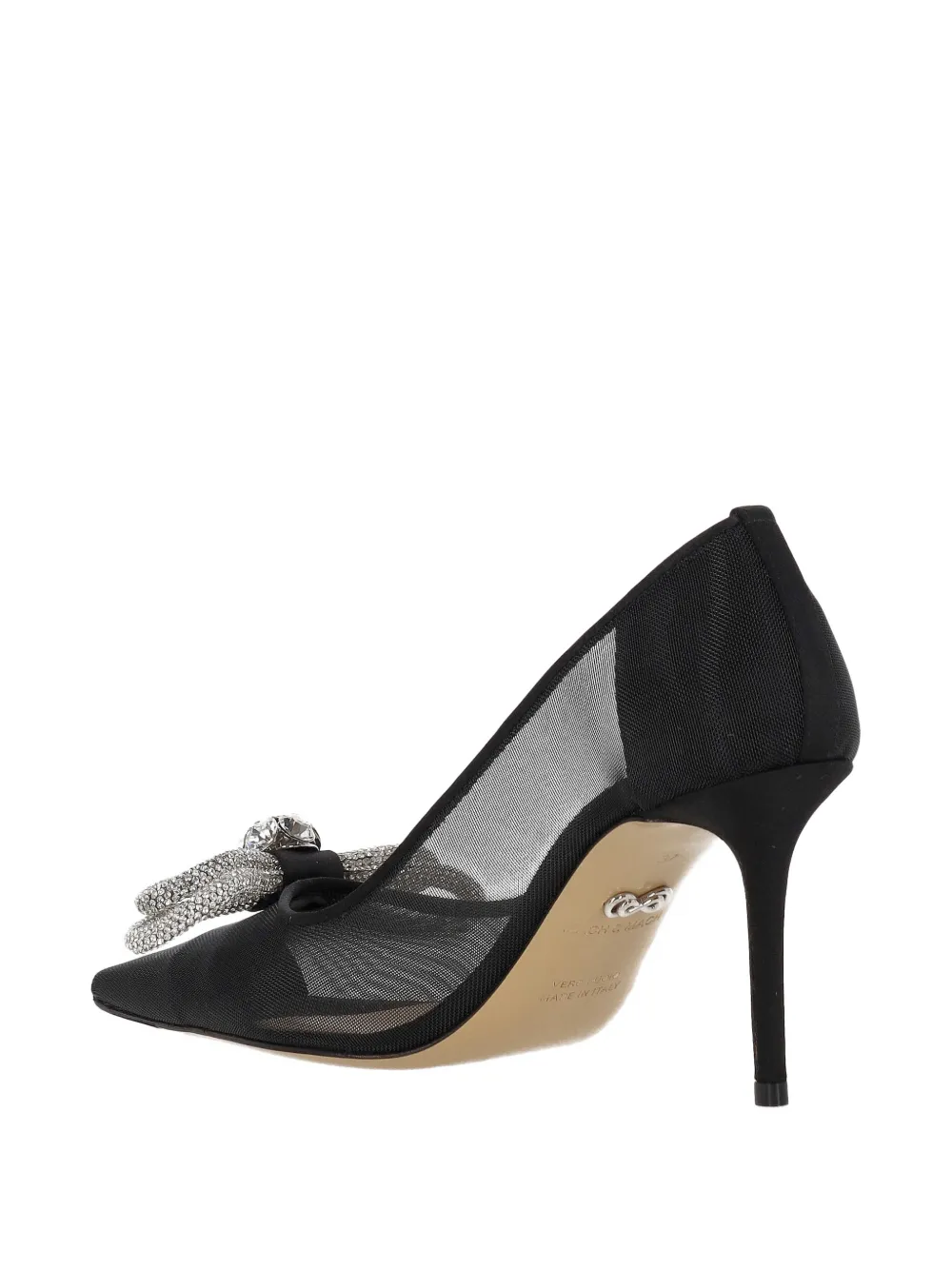 MACH & MACH Sandalen met hak en strik Wit