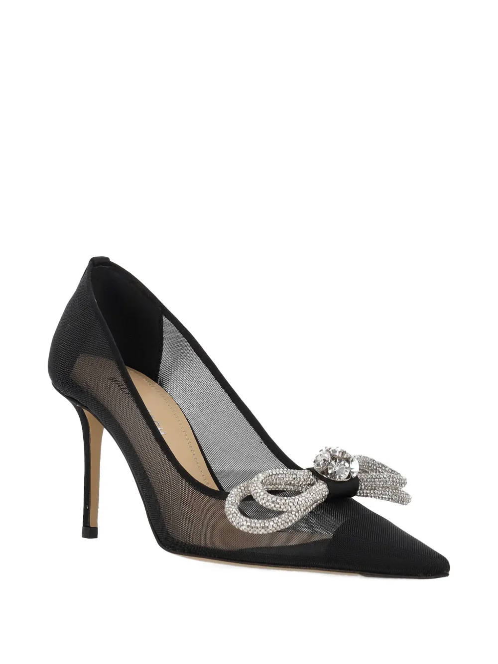 MACH & MACH Sandalen met hak en strik Wit