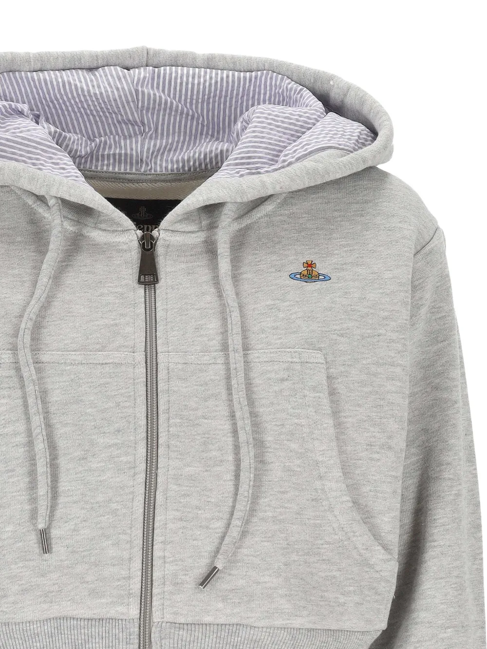 Vivienne Westwood Hooded Striped Knitwear | Grey | FARFETCH ID