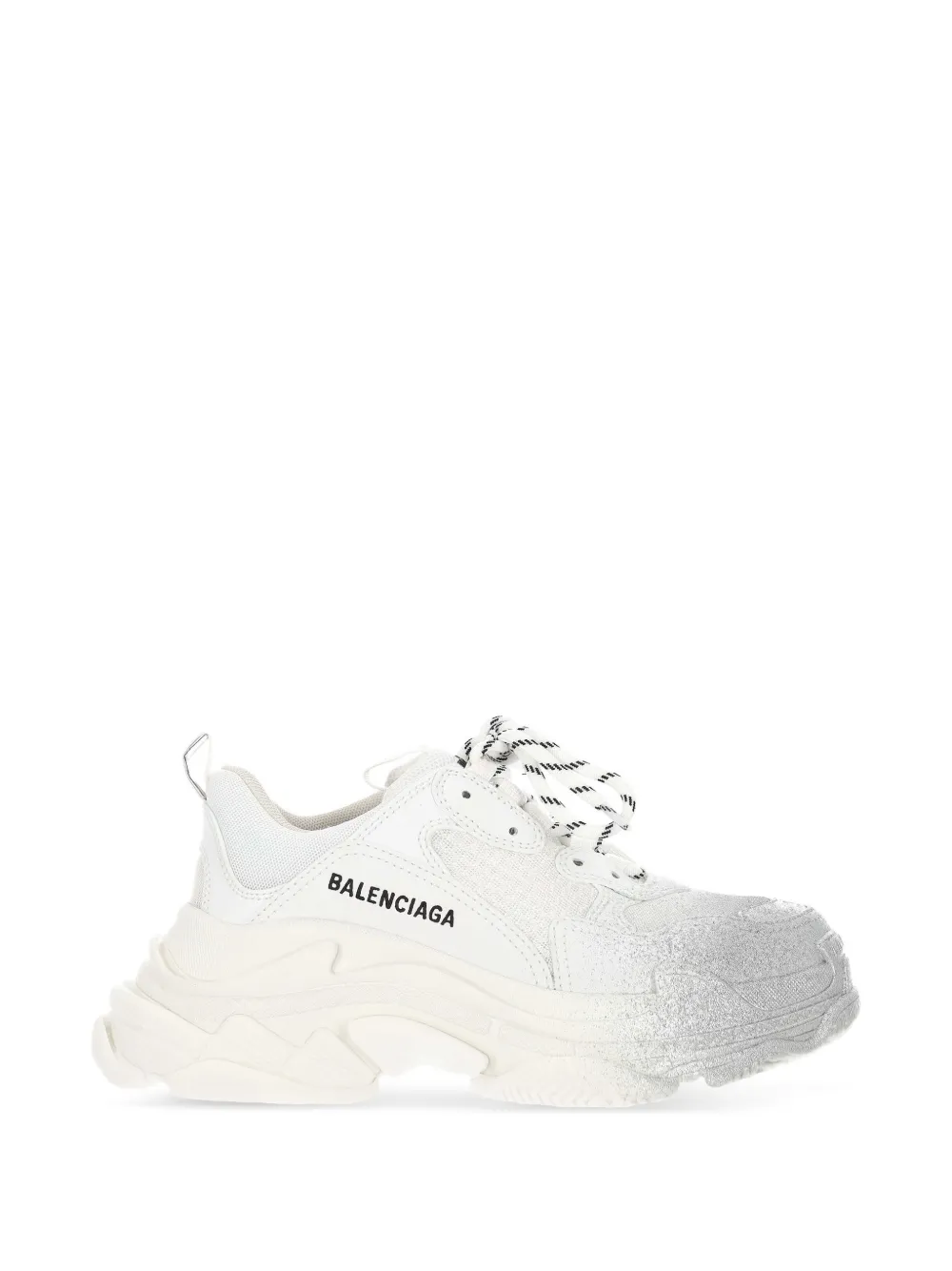 Balenciaga Vetersneakers met glitter Wit