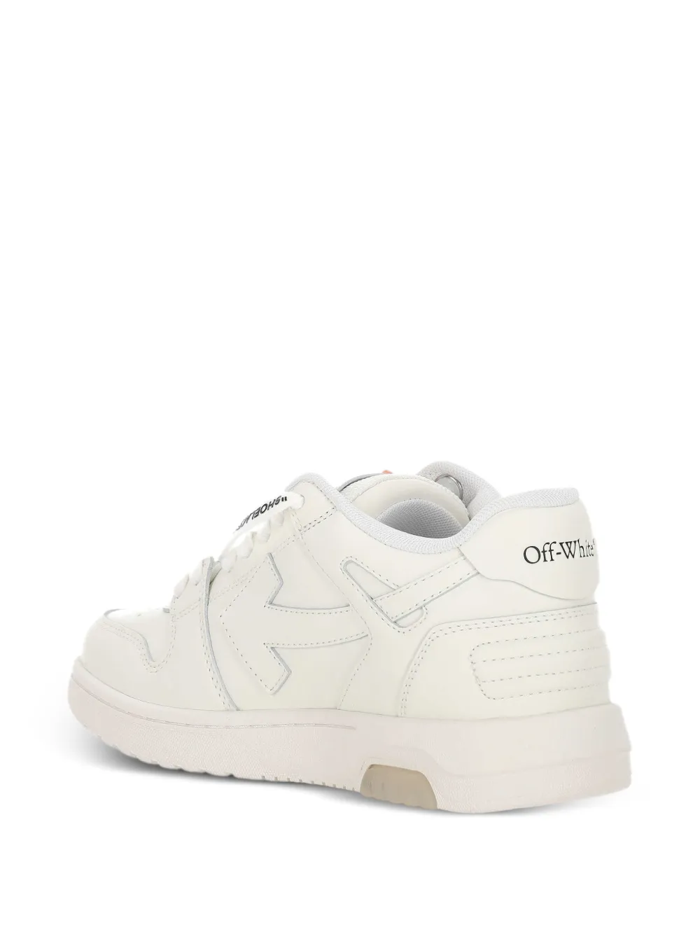 Off-White Graffiti leren sneakers Wit