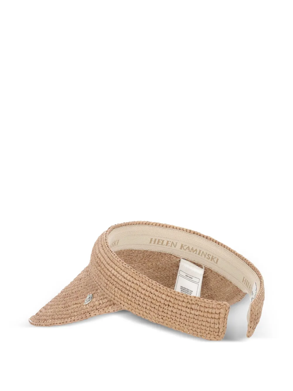  Helen Kaminski Raffia Visor Hat - Neutrals 