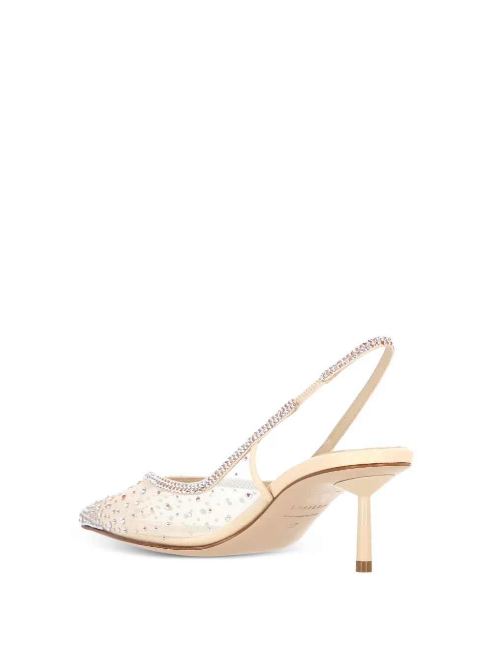 Le Silla verfraaide slingback sandalen Wit