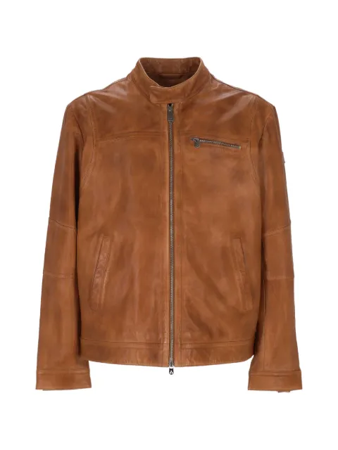 Peuterey جاكيت جلد بسحاب