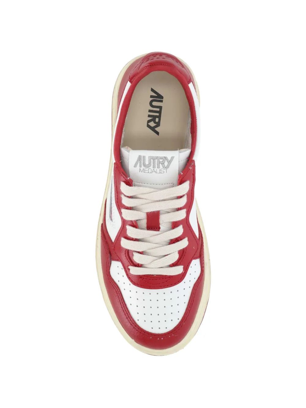 Autry Medalist sneakers met geperforeerde details en vlakken Wit