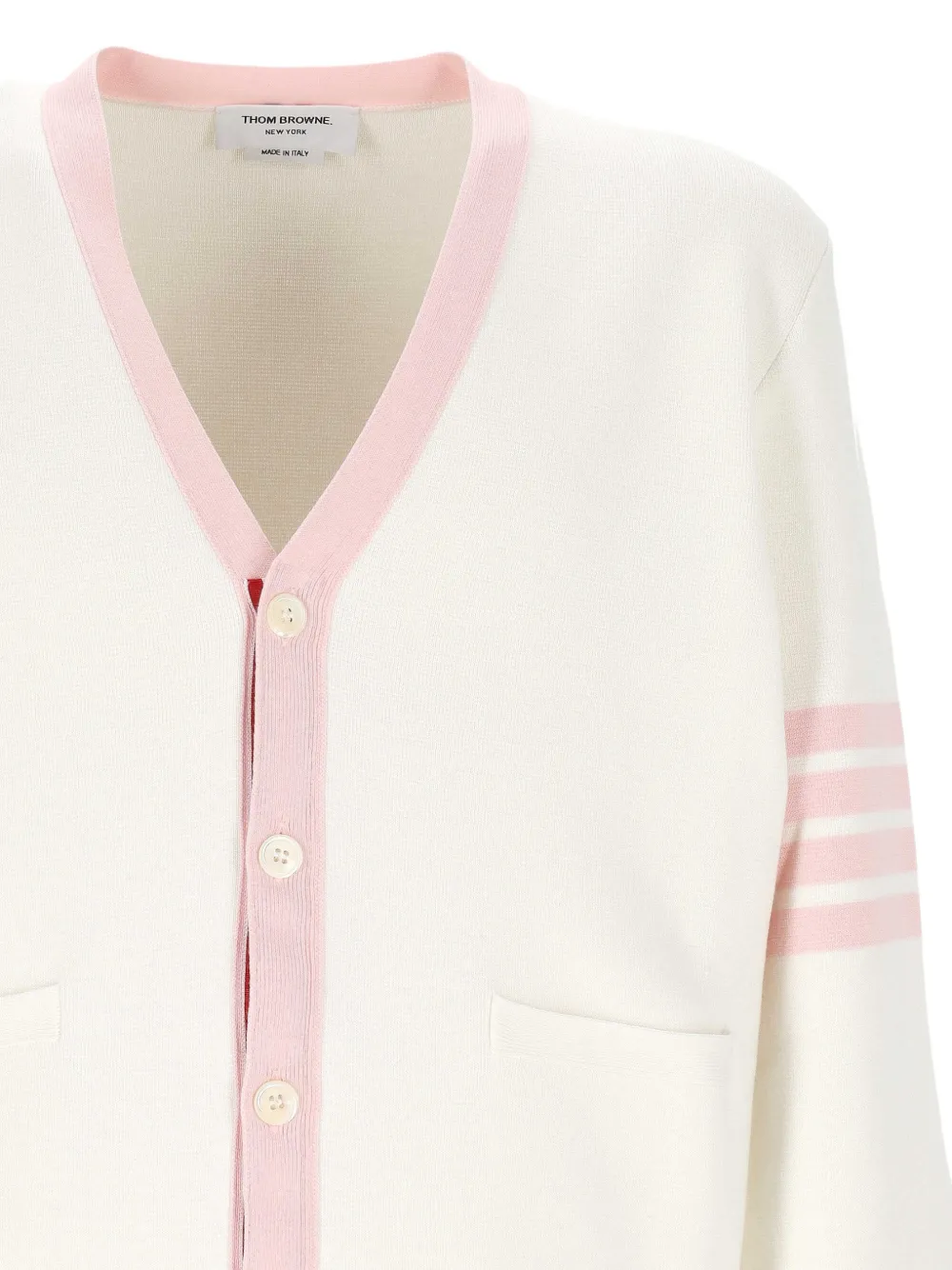 Thom Browne Vest met V-hals Wit