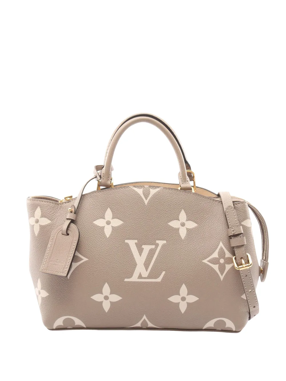 Louis Vuitton Pre-Owned 2021-2026 Bicolor Monogram Empreinte Giant Petit Palais satchel - Marrone
