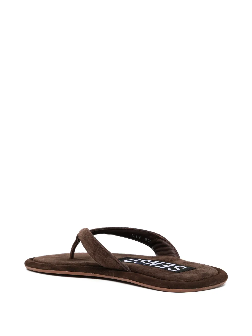 Senso Illy platte sandalen Bruin