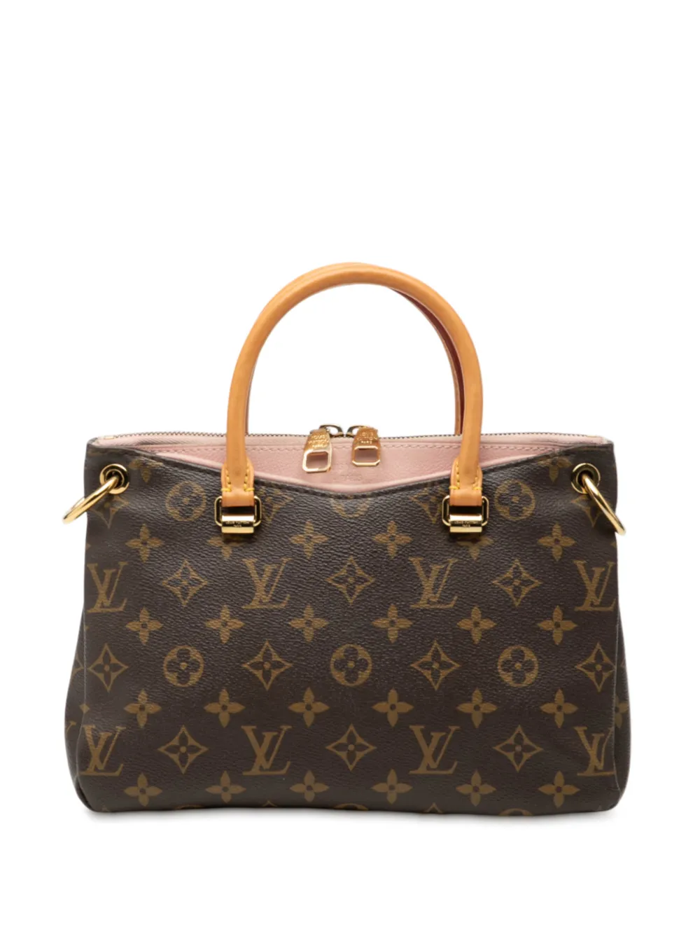 Louis Vuitton Pre-Owned Borsa a tracolla Pallas BB con monogramma 2015 - Marrone
