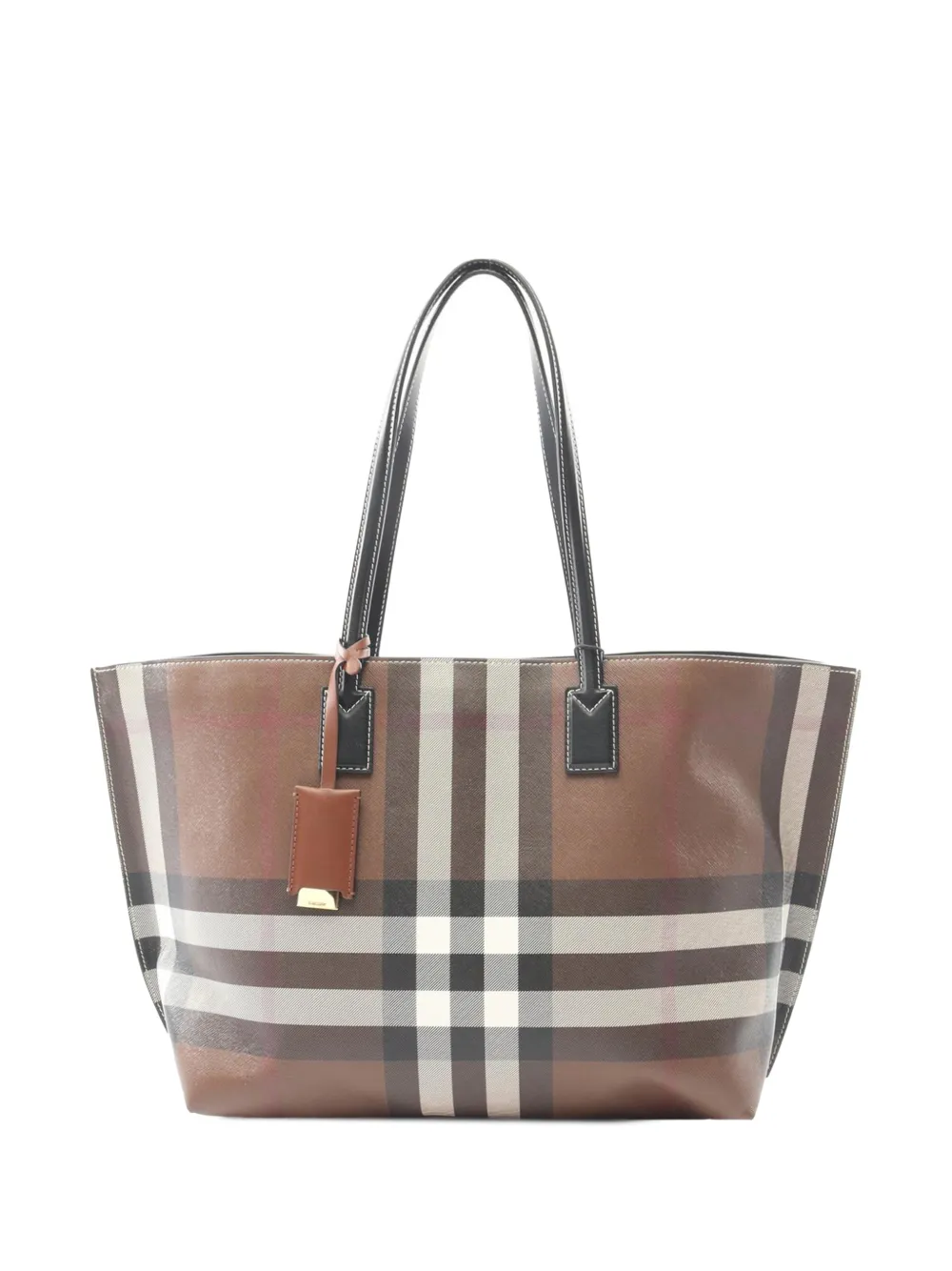 【美品】バーバリー トートバッグ ノバチェック サフィアーノレザー 自立 アルビ様 バーバリーズ トートバッグ サフィアーノレザー 自立型 ノバ