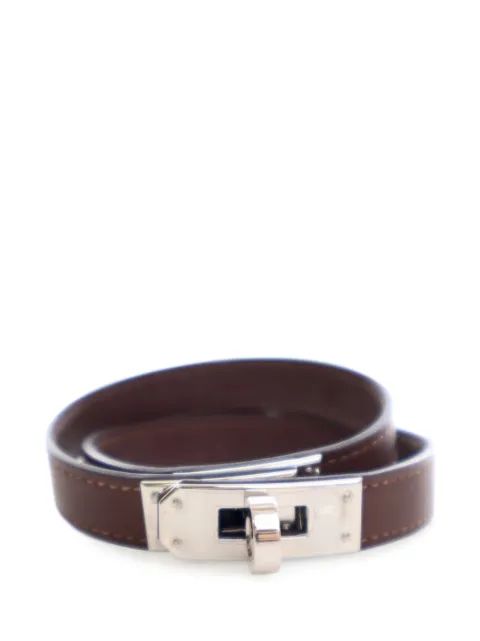 Hermès Pre-Owned 2025 Swift Kelly Double Tour Bracelet costume bracelet