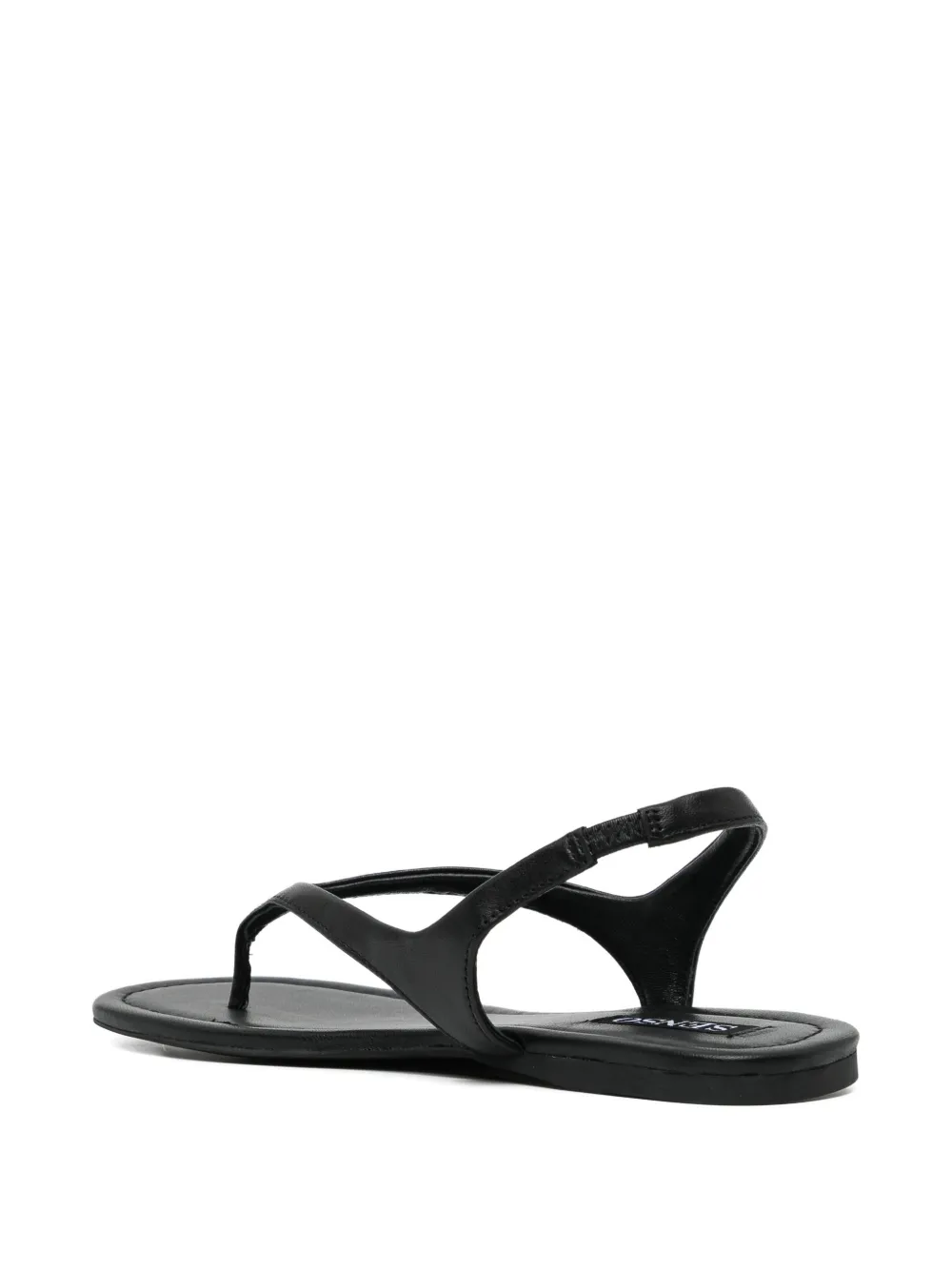 Senso Nessa platte sandalen Zwart