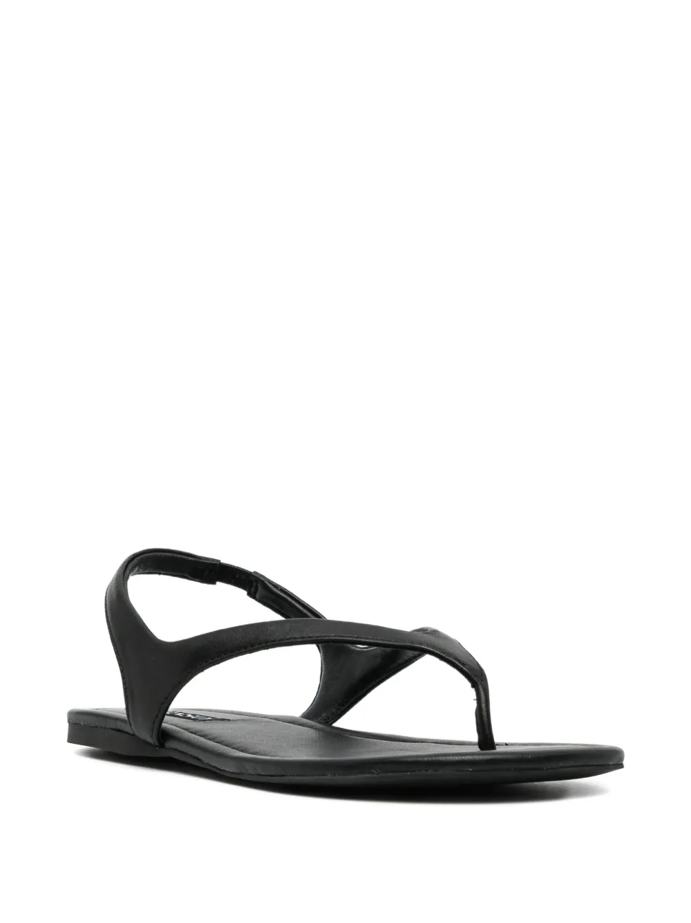 Senso Nessa platte sandalen Zwart