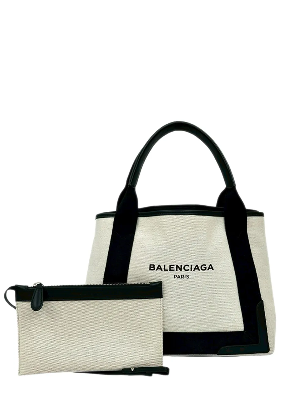 Balenciaga Pre-Owned Borsa tote Navy Cabas S in tela 2005-2025 - Nero