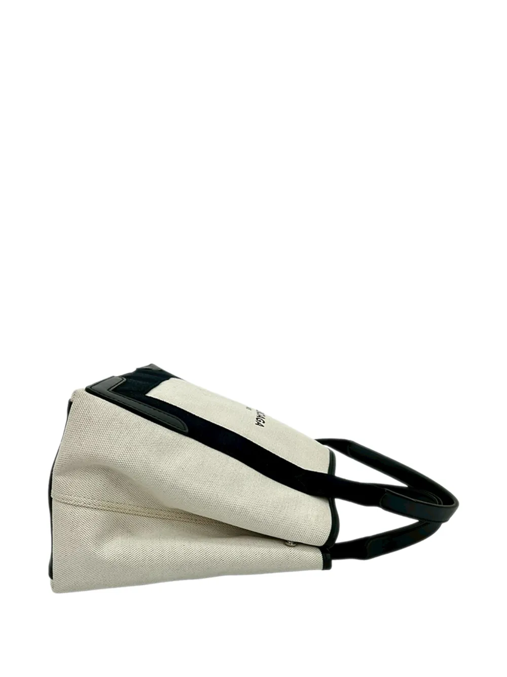  Balenciaga Pre-owned 2005-2025 Canvas Navy Cabas S Tote Bag - Black 