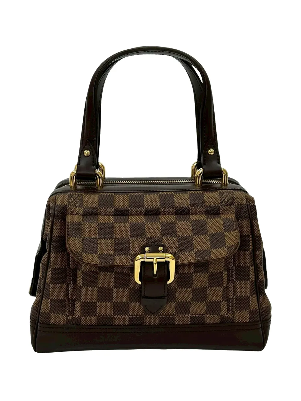Louis Vuitton Pre-Owned Borsa a mano Knightsbridge in tela Damier Ebène 2008 - Marrone