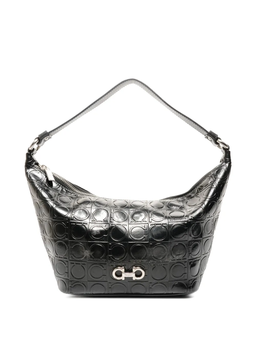 Ferragamo Pre-Owned 2000s Ganchini shoulder bag - Nero