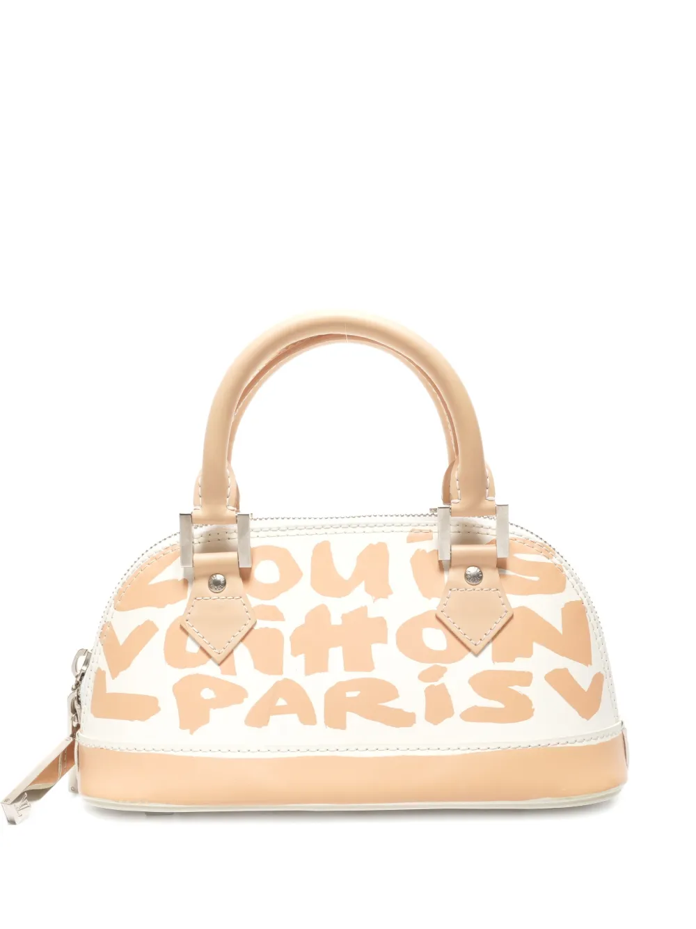 Louis Vuitton Pre-Owned Borsa tote Alma con motivo graffiti 2001 - Bianco