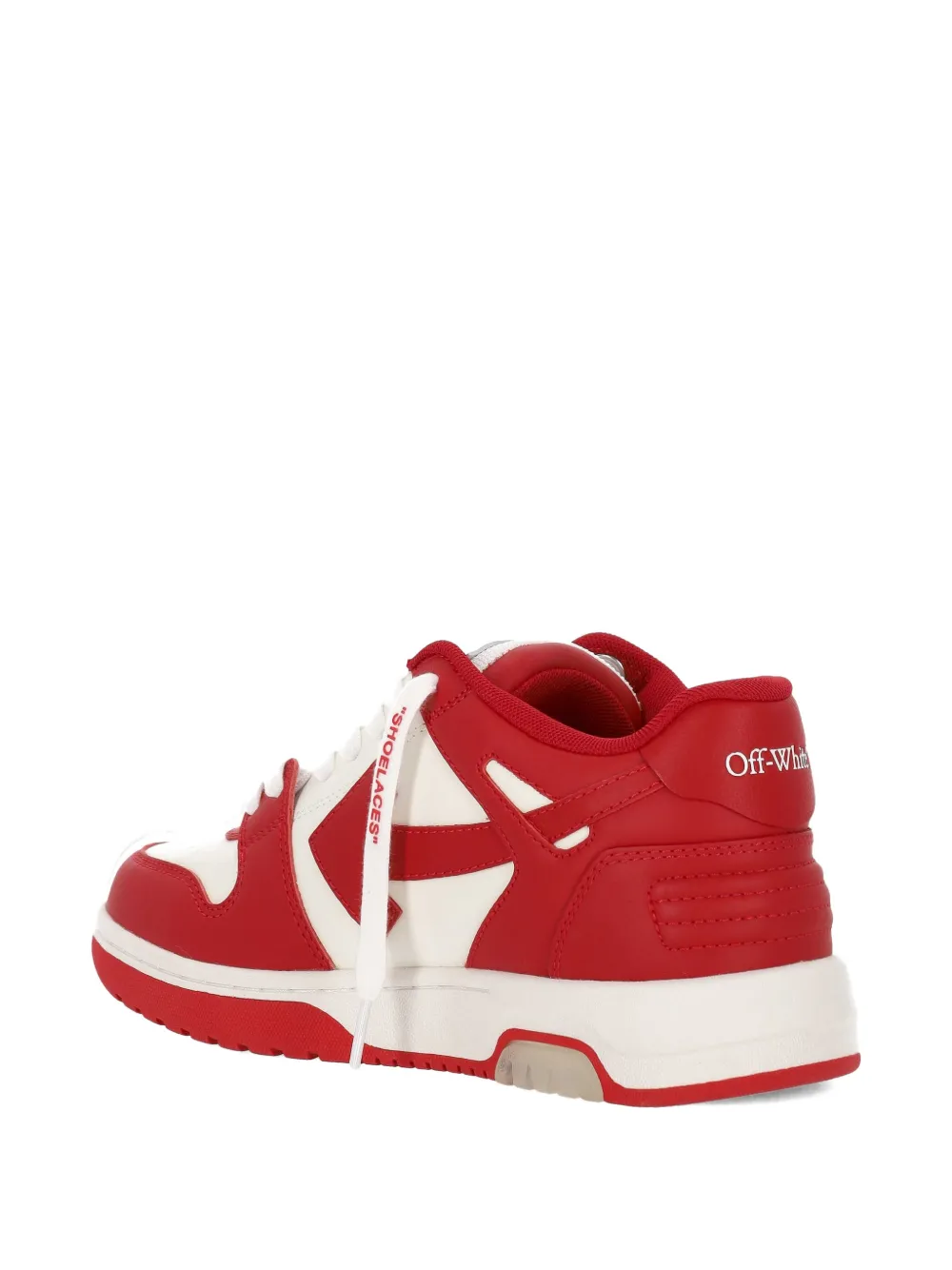 Off-White Sneakers met uitgesneden detail Rood