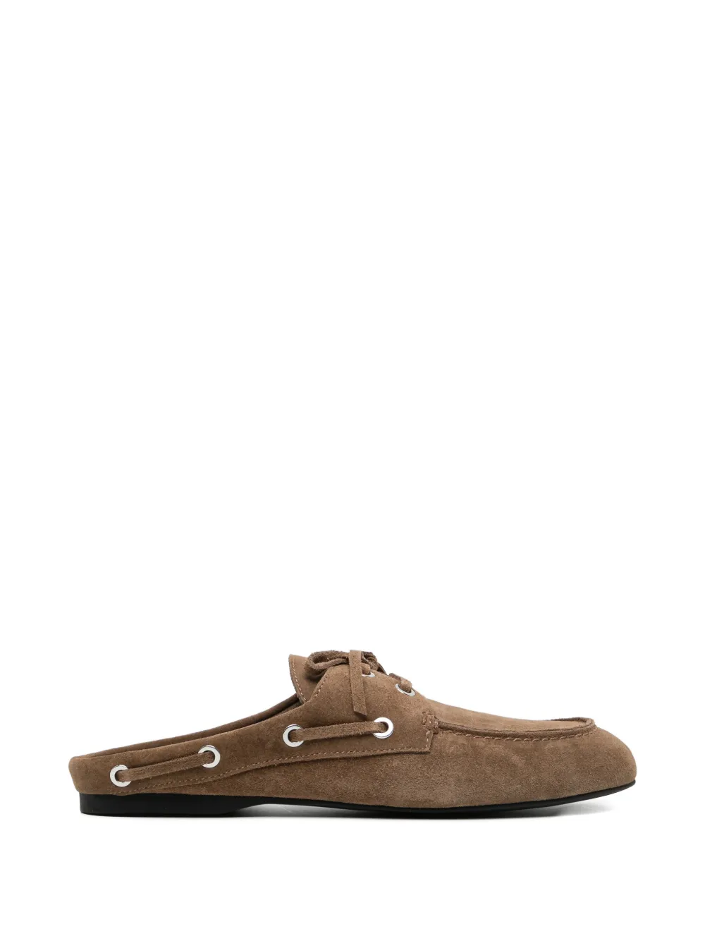 Senso Beau flat mules - Marrone